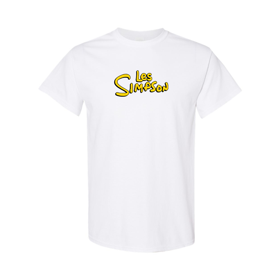 Men's Les Simpson Logo Cotton T-Shirt