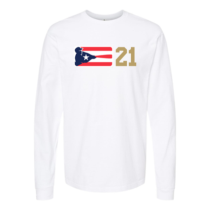 Youth  Liga de Beisbol Profesional Roberto Clemente Logo Long sleeves