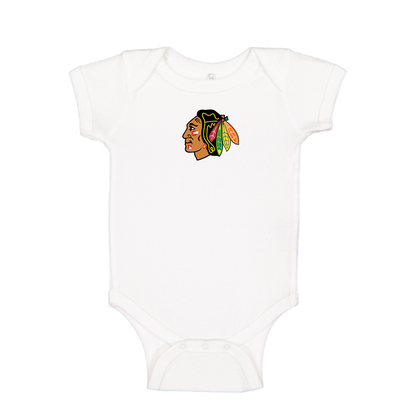 Blackhawks Logo Baby Romper Onesie