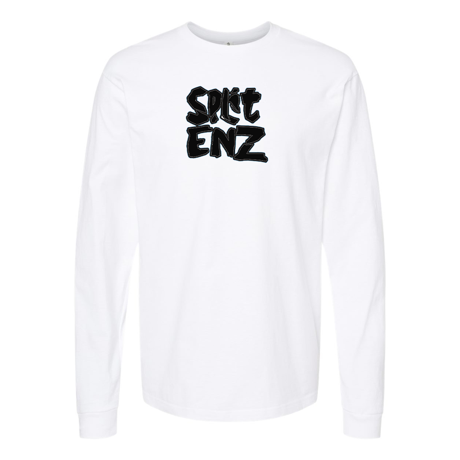Men's Split Enz Logo  Cotton Long Sleeve T-Shirt