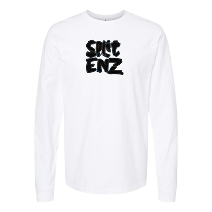 Men's Split Enz Logo  Cotton Long Sleeve T-Shirt