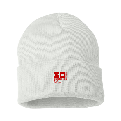 30 Seconds To Mars Logo Beanie Hat