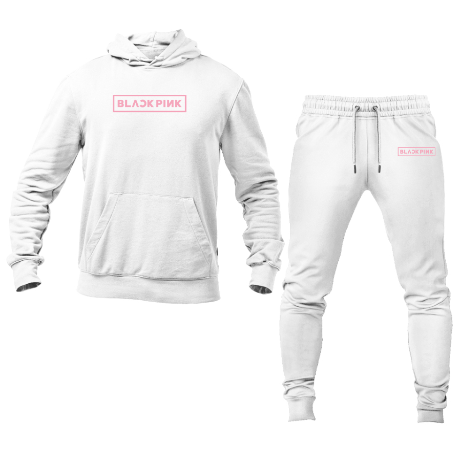 Men's Blackpink  Logo Hoodie Joggers Set