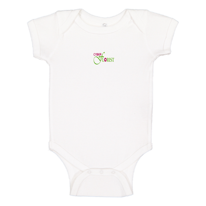 Cyber Florist Logo Baby Onesie Romper