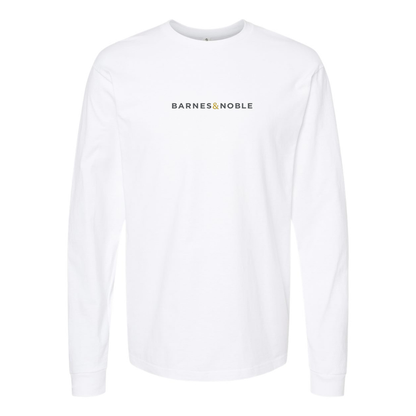 Men's Barnes Noble Logo Cotton Long Sleeve T-Shirt