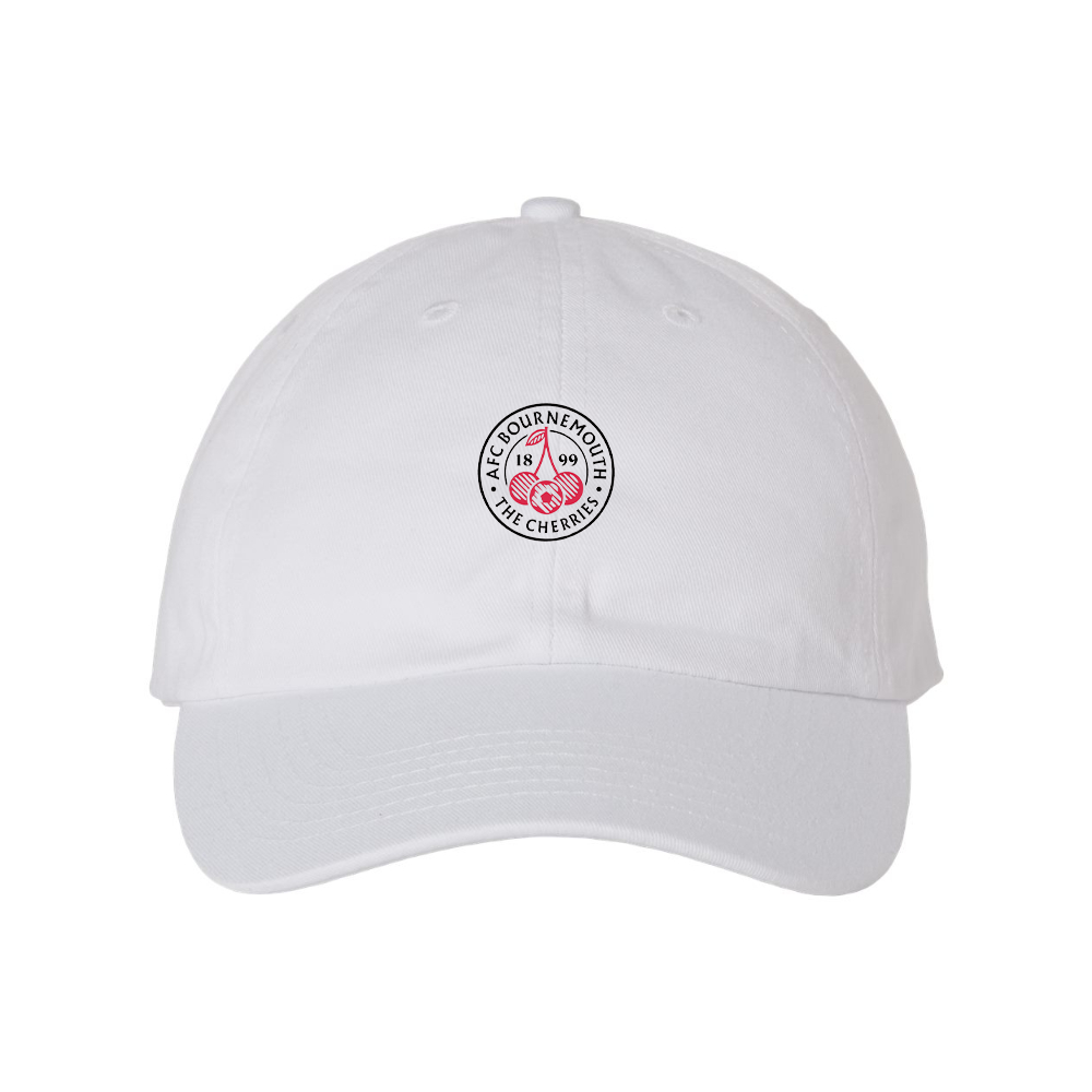 AFC Bournemouth Soccer Logo Valucap Adult Bio-Washed Classic Dad Hat