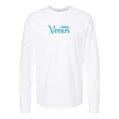 Youth Gillette Venus Logo Cotton Long Sleeve T-Shirt