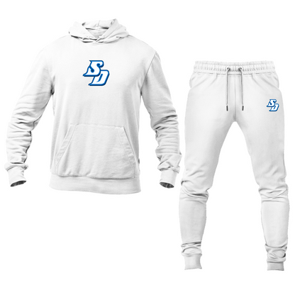 Men's San Diego Toreros Logo Hoodie Joggers Set
