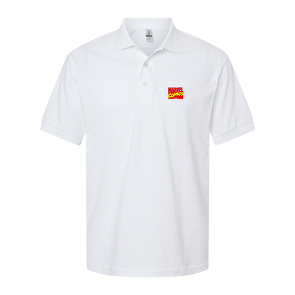 Men's Marvel Comics Logo Dry Blend Polo