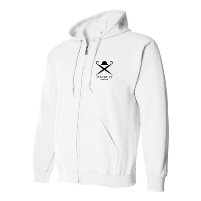Men's Hackett London Logo Zipper Hoodie