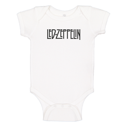 Led Zeppelin Logo Baby Onesie Romper