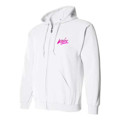 Men's Kalax Logo  Zipper Hoodie