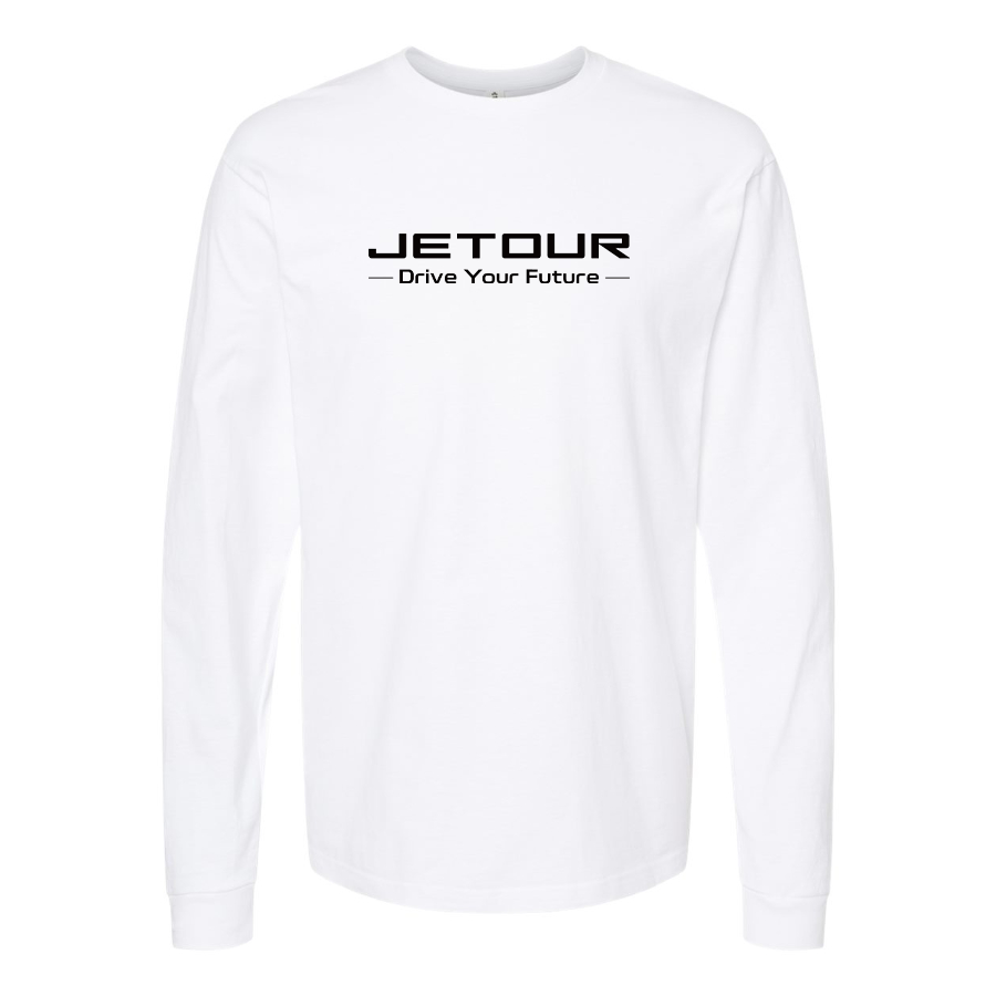 Men's Jetour  Logo Cotton Long Sleeve T-Shirt