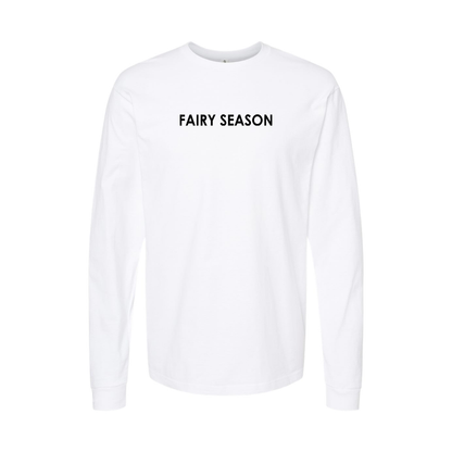 Youth Fairyseason Logo Cotton Long Sleeve T-Shirt