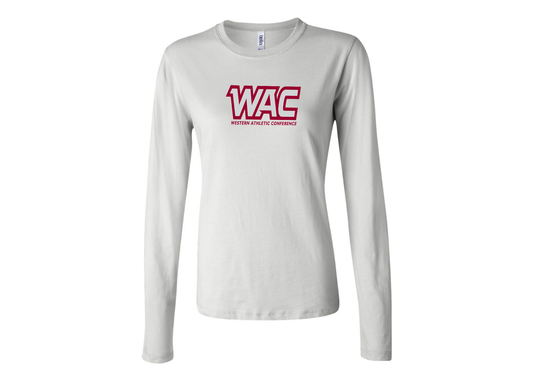 BELLA CANVAS Women’s Western Athletic Conference Jersey Long Sleeve Tee