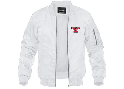 Men's Youngstown State Penguins Lightweight Bomber Jacket Windbreaker Softshell Varsity Jacket Coat