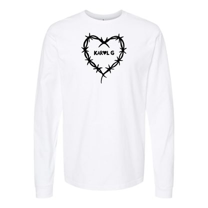 Men's KAROL G Logo Cotton Long Sleeve T-Shirt