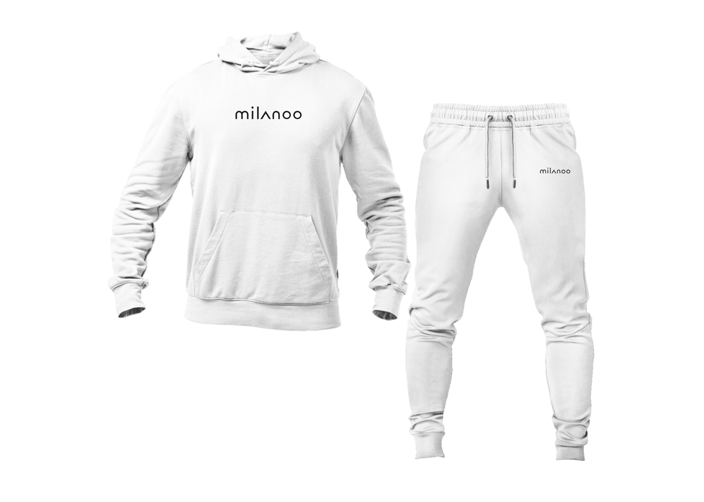 Men's Milanoo Logo Hoodie Joggers Set