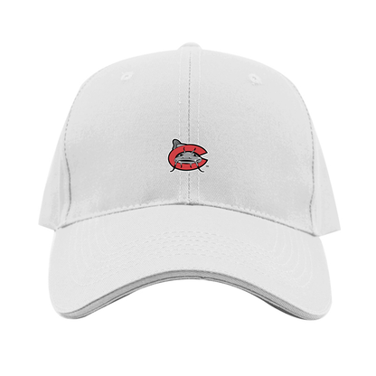 Carolina Mudcats Logo  Dad Baseball Cap Hat