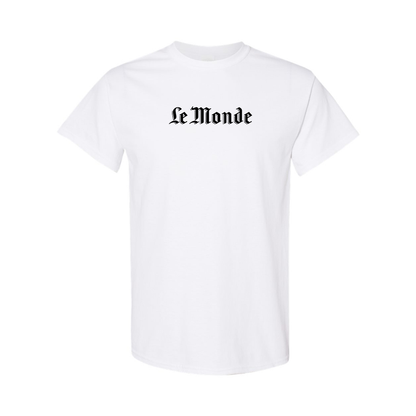 Men's Le Monde  Logo Cotton T-Shirt