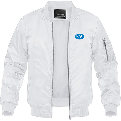 Men's  Kerala Automobiles Limited Logo Lightweight Bomber Jacket Windbreaker Softshell Varsity Jacket Coat