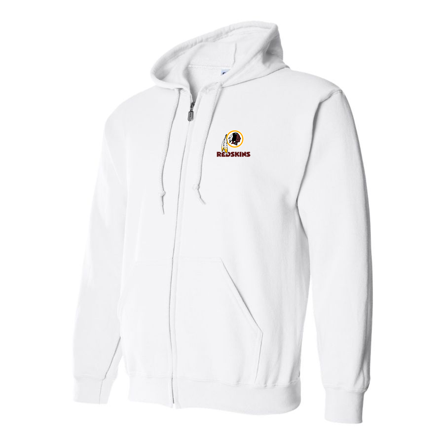 Men's Washington Redskins  Logo  Zipper Hoodie