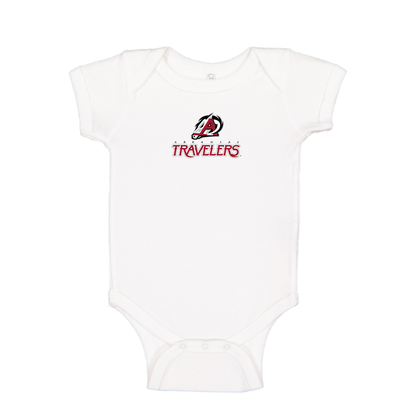 Arkansas Travelers Logo Baby Romper Onesie