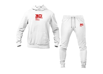 Men's 30 Seconds To Mars Logo Hoodie Joggers Set