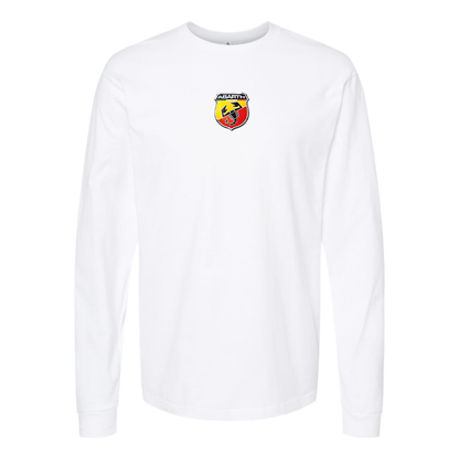 Men's Abarth Logo Cotton Long Sleeve T-Shirt
