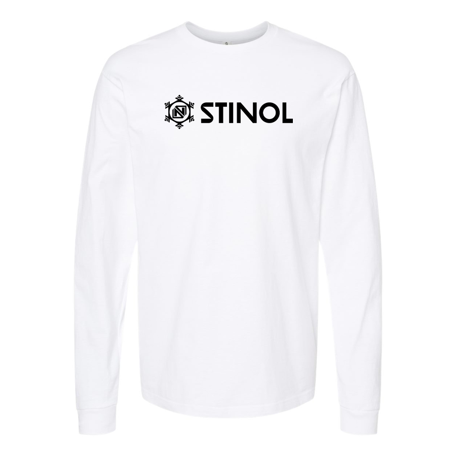 Men's  Stinol Logo Cotton Long Sleeve T-Shirt