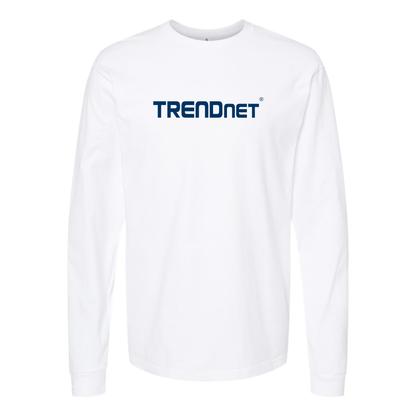 Men's TRENDnet Logo Cotton Long Sleeve T-Shirt