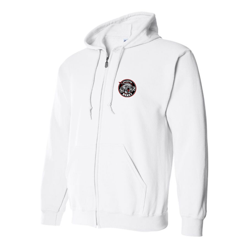 Men's Brampton Beast Logo Zipper Hoodie