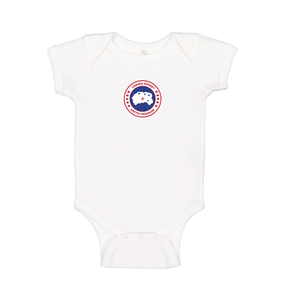 Canada Goose Logo Baby Romper Onesie