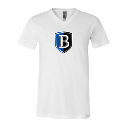 Bentley Falcons BELLA  CANVAS - Jersey V-Neck T-Shirt