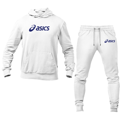 Men's Asics Logo Hoodie Joggers Set