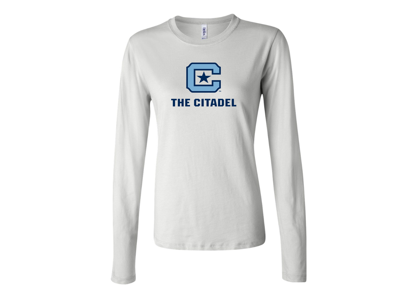 BELLA CANVAS Women’s The Citadel Bulldogs Jersey Long Sleeve Tee