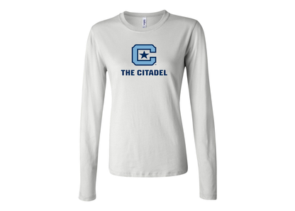 BELLA CANVAS Women’s The Citadel Bulldogs Jersey Long Sleeve Tee