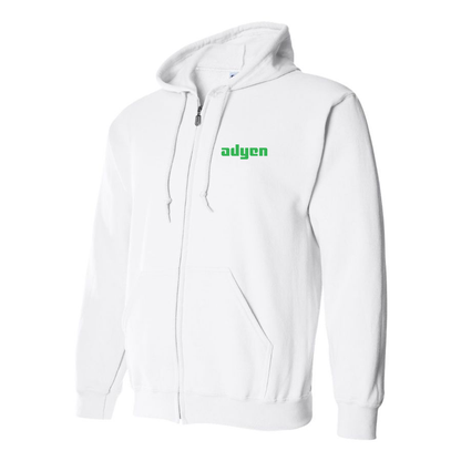 Men's Adyen Logo Zipper Hoodie
