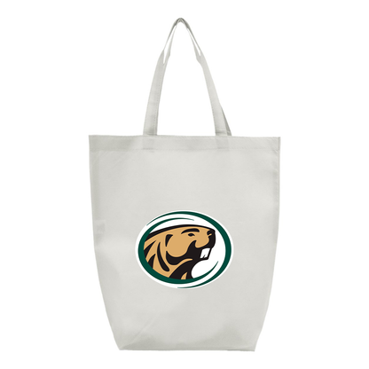 Bemidji State Beavers Q-Tees Non-Woven Gusset Bottom Tote