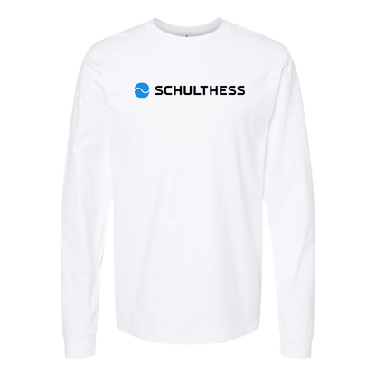 Men's  Schulthess Logo Cotton Long Sleeve T-Shirt