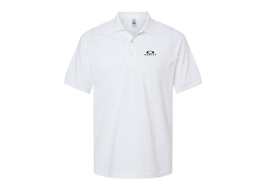 Men's Oakley Logo Gildan Dry Blend Jersey Polo