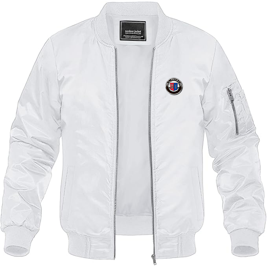 Men's   Alpina  Logo Lightweight Bomber Jacket Windbreaker Softshell Varsity Jacket Coat