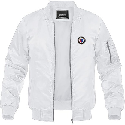 Men's   Alpina  Logo Lightweight Bomber Jacket Windbreaker Softshell Varsity Jacket Coat