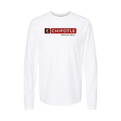 Youth Chipotle Logo Cotton Long Sleeve T-Shirt