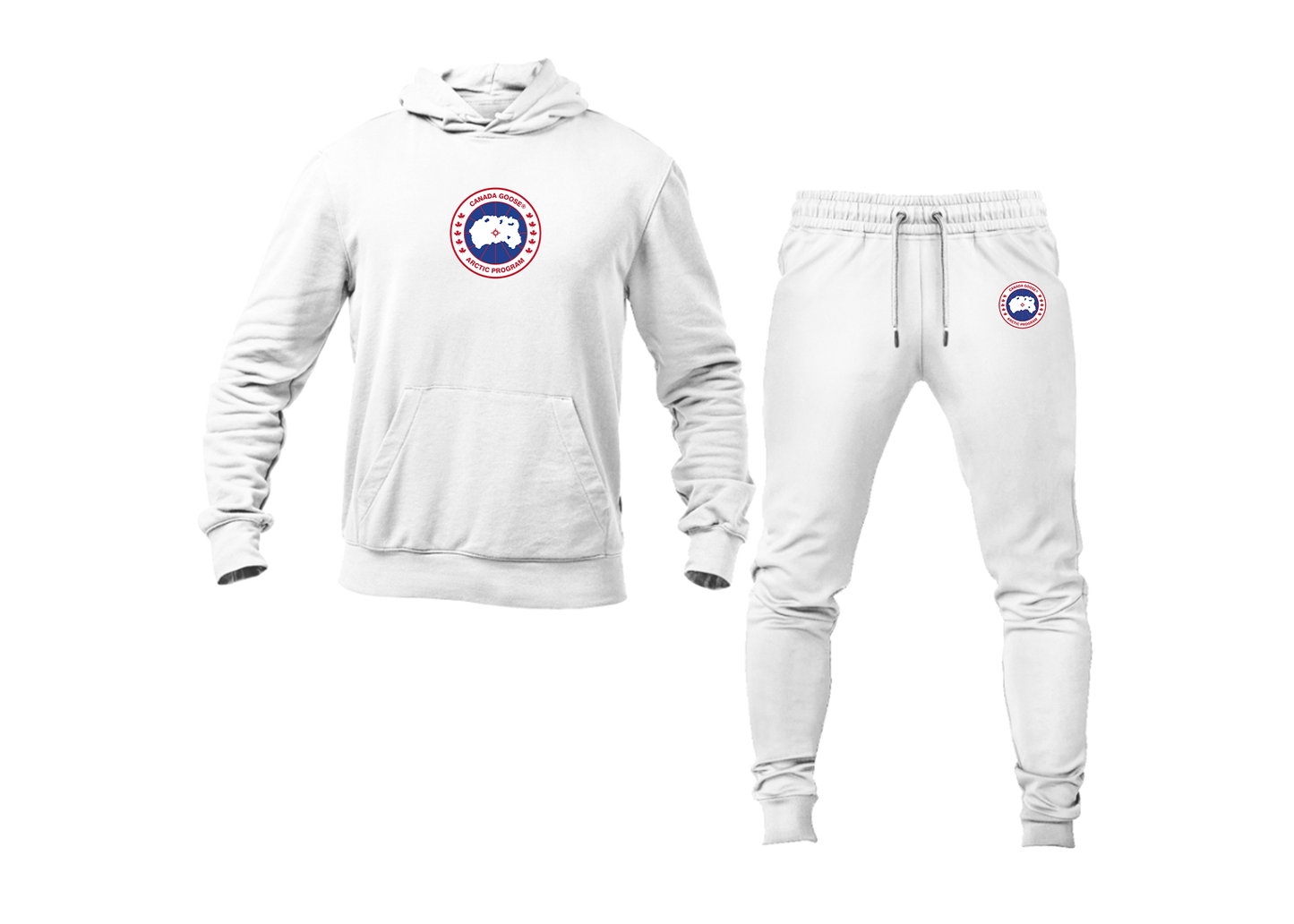Men's Canada Goose Logo Hoodie Joggers Set