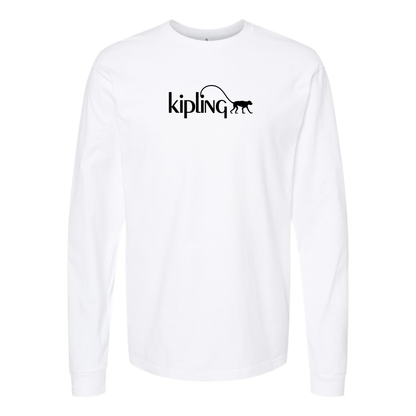 Men's Kipling Logo Cotton Long Sleeve T-Shirt