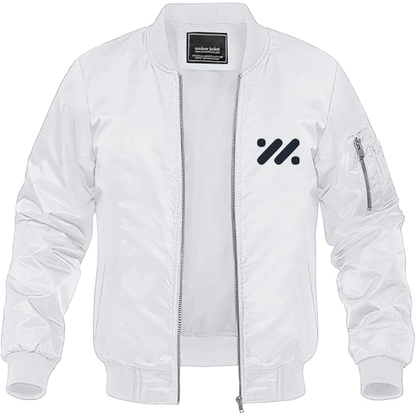 Men's IM Motors Logo Lightweight Bomber Jacket Windbreaker Softshell Varsity Jacket Coat