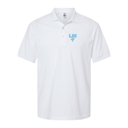 Men's LIU Brooklyn Blackbirds Logo Dry Blend Polo