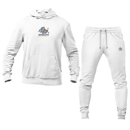 Men's Savannah State Tigers Logo Hoodie Joggers Set