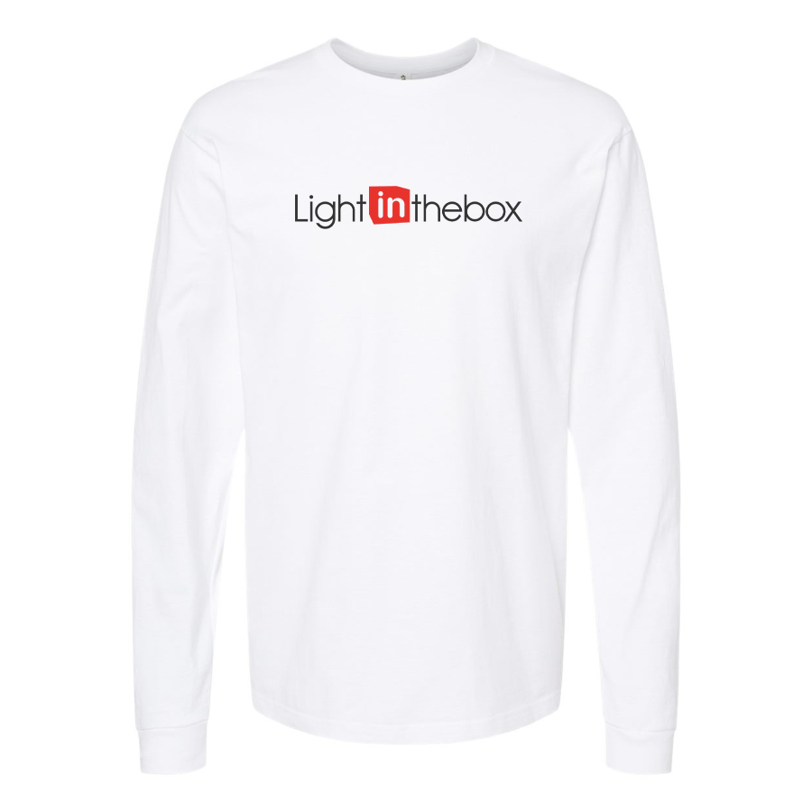 Men's Lightinthebox  Logo Cotton Long Sleeve T-Shirt